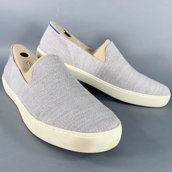 ROTHY'S Size 13 Grey Wool Blend Slip On Sneakers - Picture 1 of 10